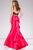 Black And Fuchsia Two-Piece Mermaid Prom Dress 42491
