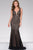 Lace Fitted V Neck Prom Dress 42784