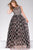 Prom Ballgown With Floral Appliques 45732