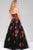 Sweetheart Neck Long  Floral Prom Dress 45741