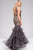 Halter Neck Tiered Mermaid Dress 45995