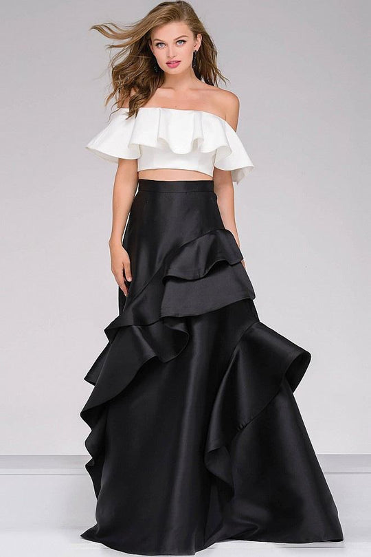 Two-Piece Off the Shoulder Prom Gown 47689