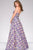 Long Floral Strapless Sweetheart Dress 47740