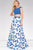 Cap sleeve Two Piece Prom Ballgown 47874
