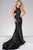 Cut Out Sequined Prom Dress 48334