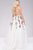 Embroidered V-Neck Prom Dress 48891