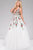 Embroidered V-Neck Prom Dress 48891