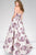 Sweetheart Neck Floral Dress 48924