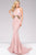 Fitted Jersey Prom Dress 49374