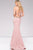 Fitted Jersey Prom Dress 49374