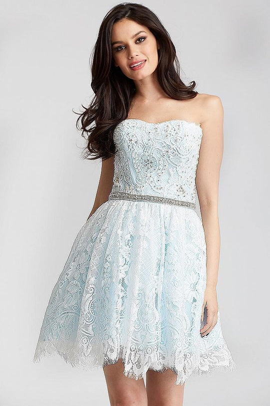 54588 Semi-sweetheart A-Line Dress