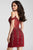 55226 Draped Off-Shoulder Corset Style Dress