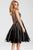 56000 Deep V-Neck A-Line Dress