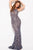 58497 Lace Halter Sheath Dress