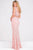 Sleeveless Two Piece Fitted Lace Dress JVN27618
