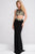 Sheer Neckline Two Piece Dress JVN33748