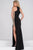 Sleeveless Jersey High Slit Prom Dress JVN35181