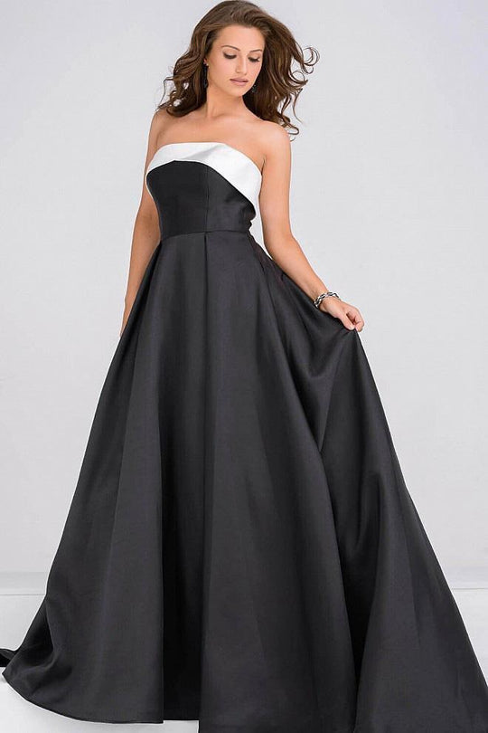 Simple A line Prom Ballgown JVN35400