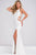 Fitted Sleeveless High Slit Prom Dress JVN37010