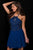 Chic Halter with Keyhole A-Line Chiffon Cocktail Dress JVN41683