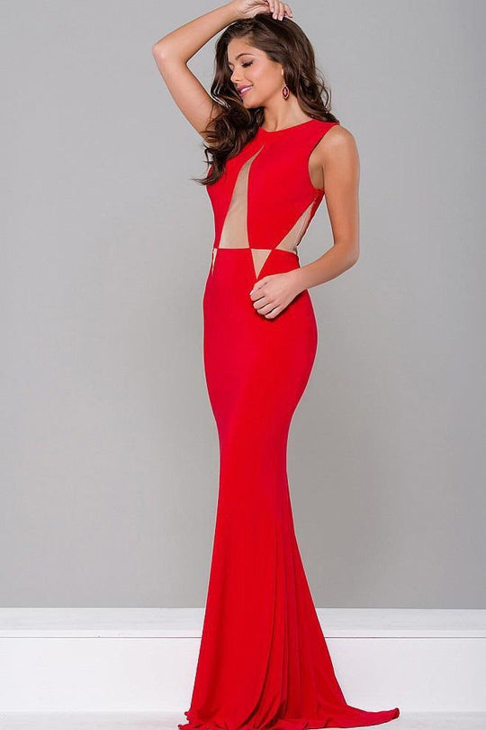 Simple Jersey Fitted Dress JVN41863