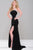 Jersey Embellished High Slit Dress JVN47030