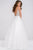 Bead Embellished Sweetheart Evening Gown JVN47548 In White