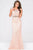 Lace Cap Sleeve Fitted Prom Dress JVN48712