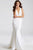 JVN50333 Deep V-Neck Mermaid Dress