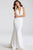 JVN50333 Deep V-Neck Mermaid Dress