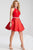 JVN53205 Embellished Halter A-line Dress