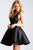 JVN53360 Strappy Back Cocktail Dress