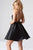 JVN53360 Strappy Back Cocktail Dress