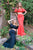 JVN45164 Ruffled Panel Off Shoulder Two-Piece Gown