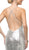Cinderella Divine - JS0406 Sequined V-neck Trumpet Dress In Silver
