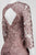 JS Collections - Quarter Length Sleeves Lace Dress 864572 in Brown