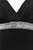 JS Collection - 862496 Draped Off Shoulder Embellished Jersey Dress in Black