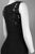 JS Collections - 864259 Sleeveless Floral Sequined Trumpet Gown in Black