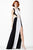 JVN27937 Jersey Fitted Cutout Dress with Slit