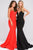 Strapless Plunging Sweetheart Neck Dress JVN31607