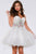 Floral Embroidery Sweetheart A-Line Dress JVN40998