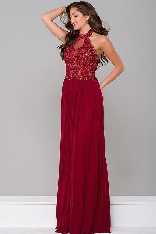 Halter Neckline Prom Dress JVN41442
