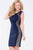 Beaded Embellishments Jewel Sheath Dress JVN41538