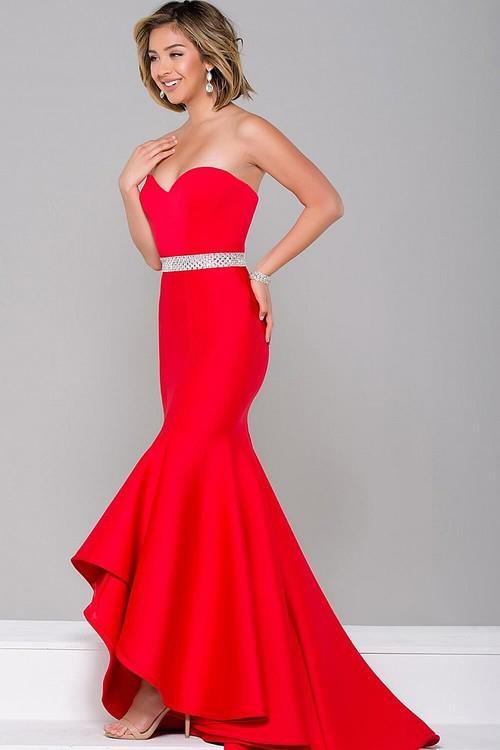 Strapless High Low Dress JVN41956