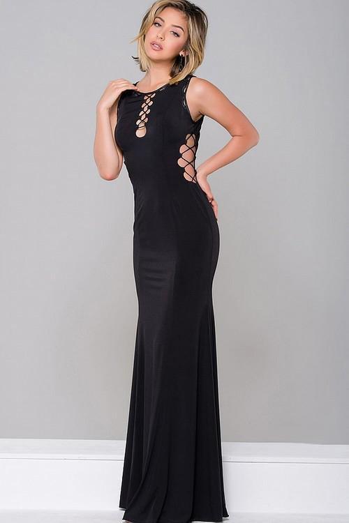 Fitted Jersey Prom Dress JVN45670