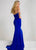 Plunging Neckline High Slit Prom Dress JVN49580