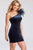 JVN52214 One Shoulder Ruffled Cocktail Dress