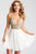 JVN53178 Embellished V-neck A-line Dress