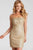 JVN53341 Beaded Straight Sheath Dress