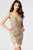 Jovani Beaded V-neck Sheath Dress JVN55145